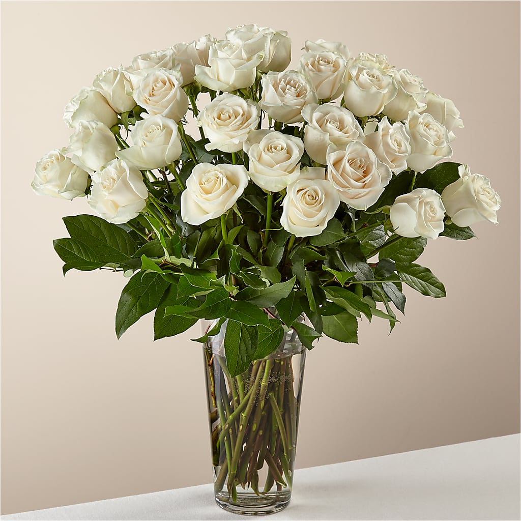 Long Stem White Rose Bouquet – Misrak Dicore And Event Organizer, Springfield VA