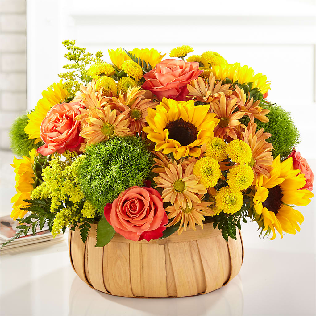 Harvest Sunflower Basket – Misrak Dicore And Event Organizer, Springfield VA