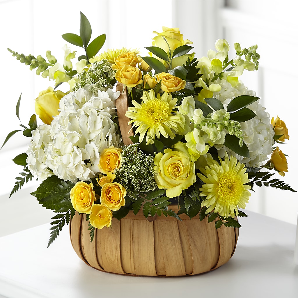 Rustic Remembrance Basket – Misrak Dicore And Event Organizer, Springfield VA