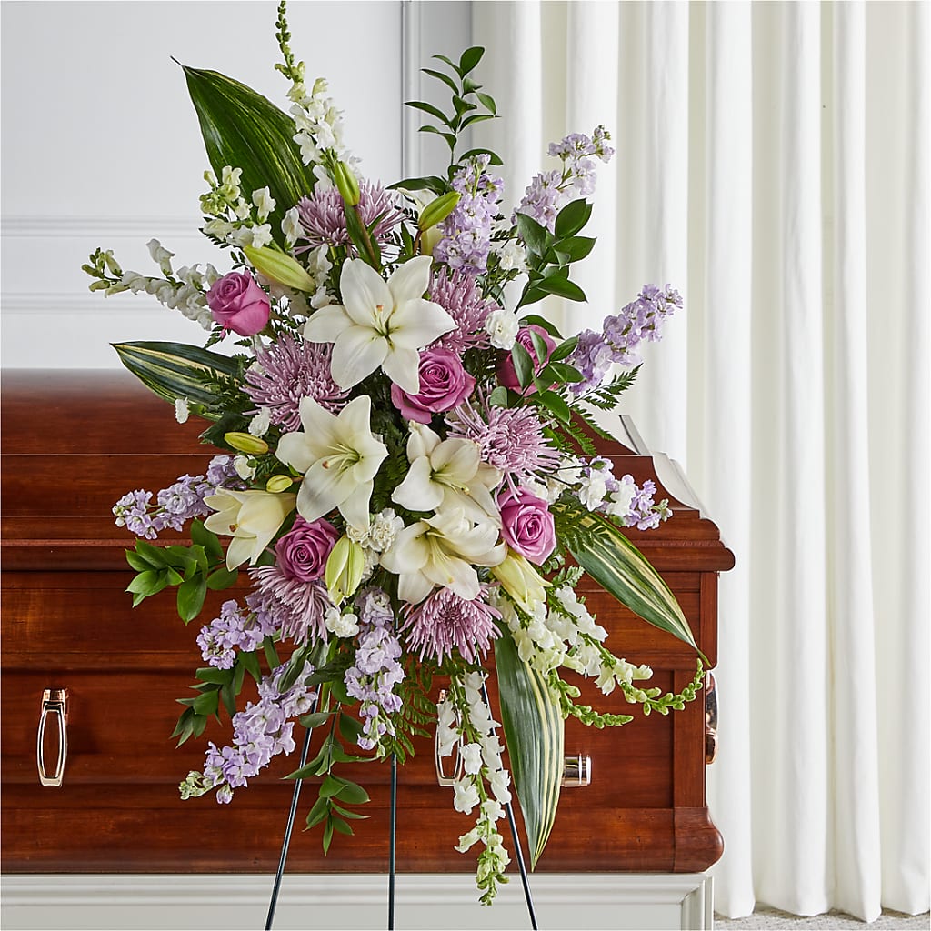 Grateful Hearts Standing Spray – Misrak Dicore And Event Organizer, Springfield VA