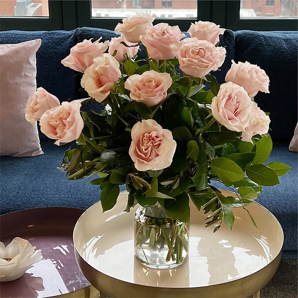 Long Stem Pink Rose Bouquet –  Misrak Dicore And Event Organizer, Springfield VA