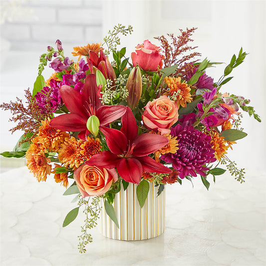 Burgundy Landscape Bouquet – MISRAK DICORE AND EVENT ORGANIZER, Springfield VA
