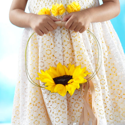 Sweet Sunshine Flower Girl Bouquet –  Misrak Dicore And Event Organizer, Springfield VA